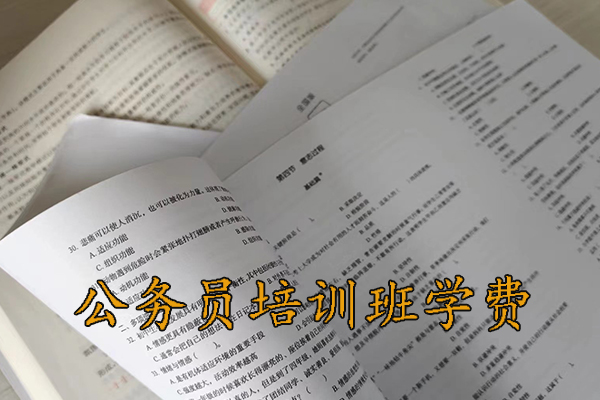 大同公务员培训班学费一般多少钱